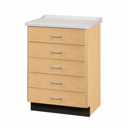 Clinton 8805-A 5-Drawer Treatment Cabinet with Molded Top Clinton 8805-A 5-Drawer Treatment Cabinet with Molded Top