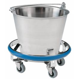 McKesson Kick Bucket - Stainless Steel, on Wheels, 3.25 gal Capacity -  Simply Medical