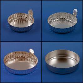 W-343 – 43 Mm Diameter Aluminum Weighing Dish (W343) – NC Labs Products