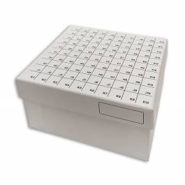 3 FlipTop Cardboard Freezer Box 81-Place with Attached Hinged Lid - White
