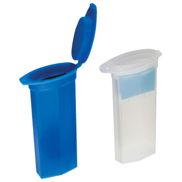 PP Mailer with Flip Top for 2 Microscope Slides Self-Standing