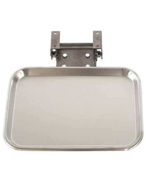 Fold-Away Stainless Steel Supply Tray