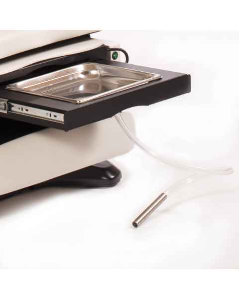 Stainless steel drain pan w/spout