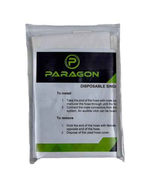 Paragon Single Use 8' Water Hose Cover SKUs 00-31000 (Per Each) and 01-31000 (Case of 12)