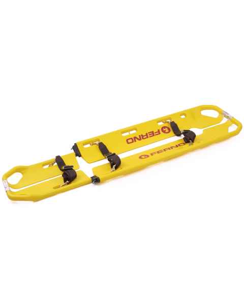 Ferno Model 65 EXL Scoop Stretcher Kit with Pins and Model 436 Speed-Clip Restraints 