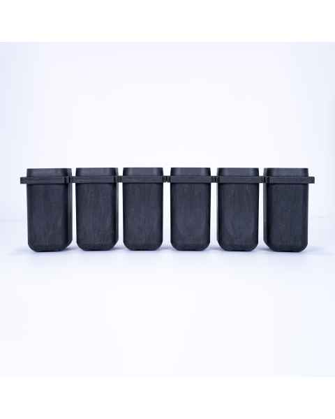 Drucker 02-004-0-0014K Carrier, Carbon Fiber, 1 x 50 mL - Front View Set
