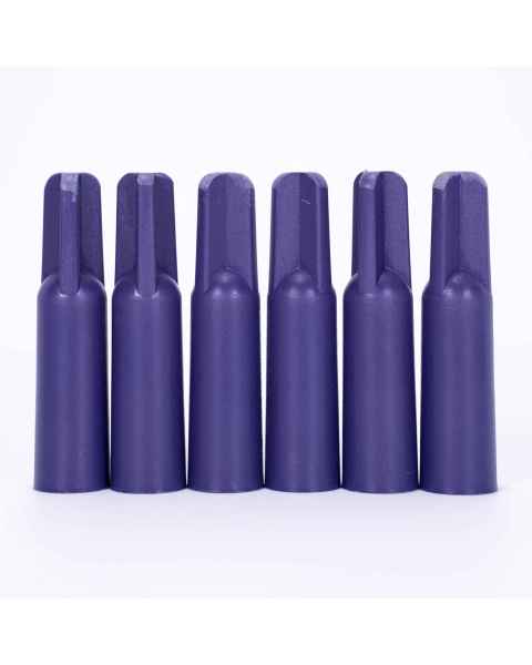 Drucker 03-1-0007-0059K Microtainer Tube Adapter, Purple, 1 x 1/1.5 mL - Front View Set