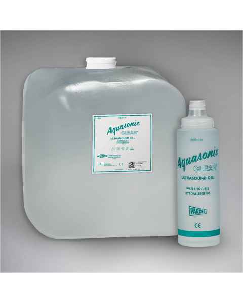 Aquasonic Clear Ultrasound Gel - 5L SONICPAC Container with Refillable Dispenser