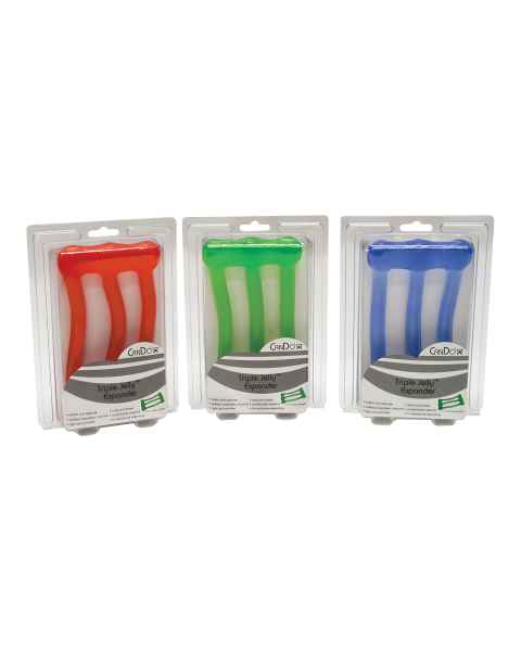 CanDo® 10-0056 Jelly™ Expander Triple Exerciser - 3-Piece Set