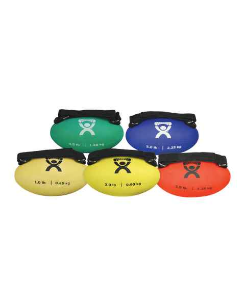 CanDo® 10-0445 Handy Grip™ Weighted Ball - 5-Piece Set