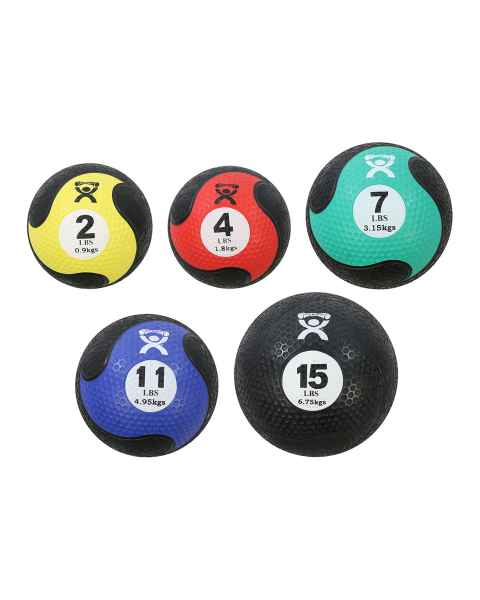 CanDo&reg; 10-3146 Firm Medicine Ball, 5-Piece Set