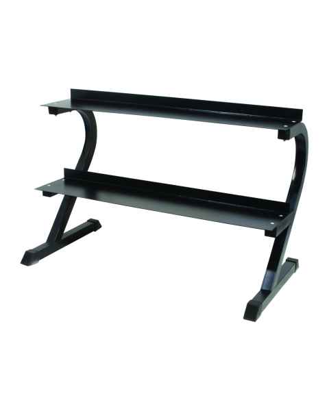 CanDo&reg; 10-3198 2-Tier Kettlebell Rack