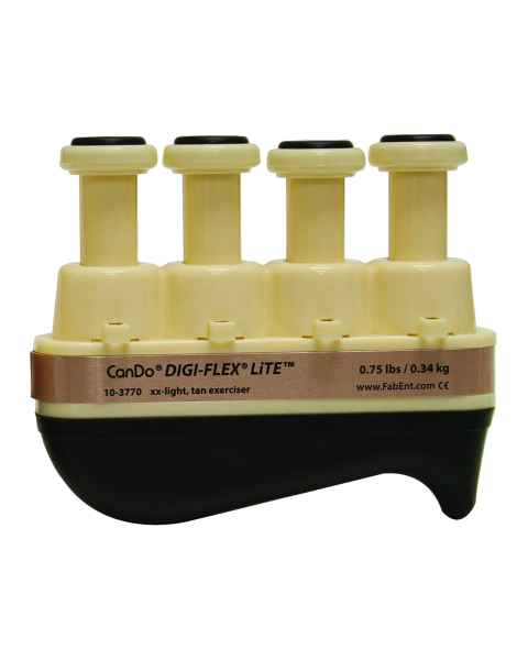 CanDo&reg; 10-3770 Digi-Flex&reg; LiTE&reg; Hand and Finger Exerciser - XX-Light Resistance, Tan