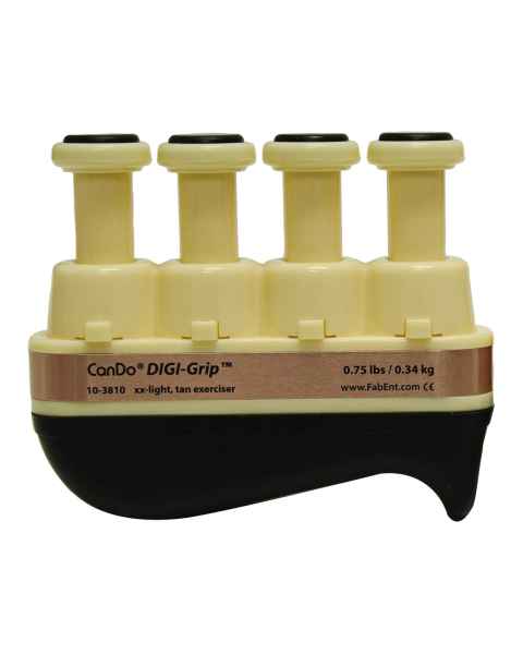 CanDo&reg; 10-3810 Digi-Grip&trade; Hand and Finger Exerciser - XX-Light Resistance, Tan