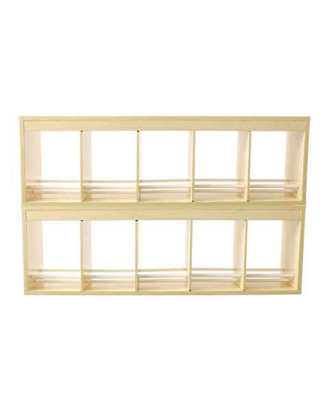 CanDo&reg; 10-5105 Dispens-a-Band&reg; Plastic Storage Rack - 10 Rolls Capacity