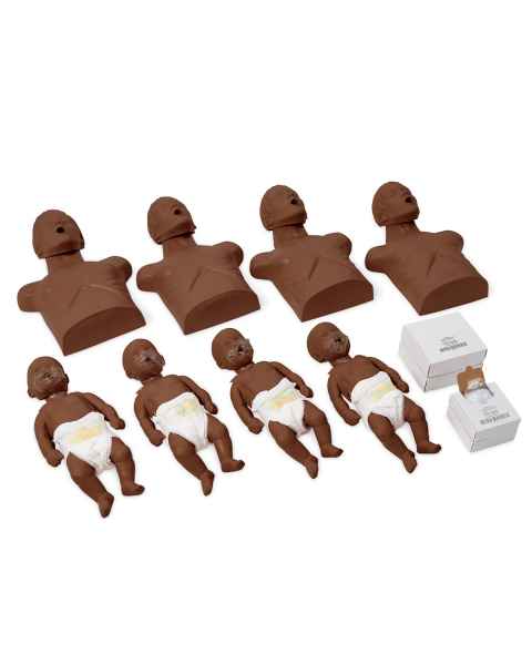 Nasco 100-2151B Simulaids Instructor’s Economy Starter Package - Dark Skin Tone
