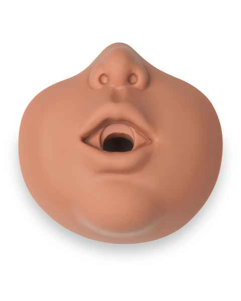 Simulaids Kevin Infant CPR Manikin Mouth/Nosepieces - Light - Pkg. of 10