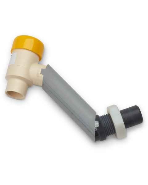 Ball Valve Assembly for Full-Body CPR Manikin