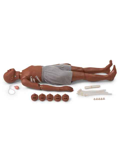 Simulaids Full-Body CPR Manikin - Dark