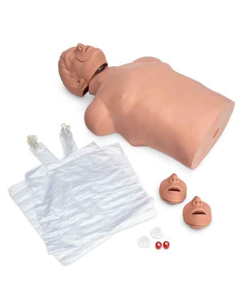 Simulaids Brad Compact CPR Training Manikin with Nylon Carry Bag - Light