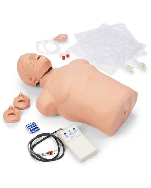 Simulaids Brad Compact CPR Training Manikin with Electronics - Light