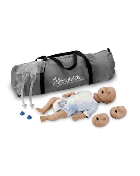 Simulaids Kim Infant CPR Manikin with Carry Bag - Light