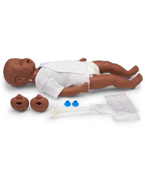Simulaids Kevin Infant CPR Manikin with Carry Bag - Dark