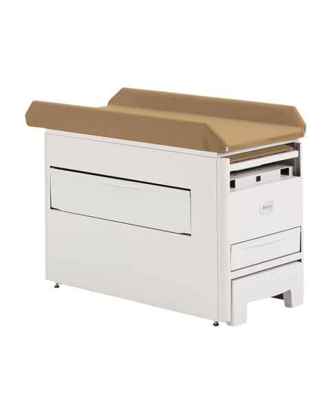 Brewer 1000P-28 Access® 1000 Pediatric Exam Table with Rear Drawer - Cocoa