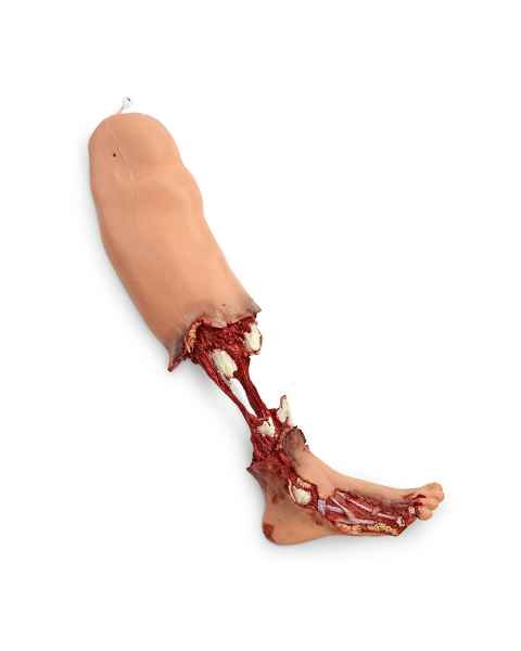 Simulaids Xtreme Trauma Bleeding Leg Moulage for STAT Simulators