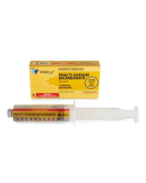 Wallcur 1024753  Practi-Sodium Bicarbonate 4.2 g / 50 mL Syringe
