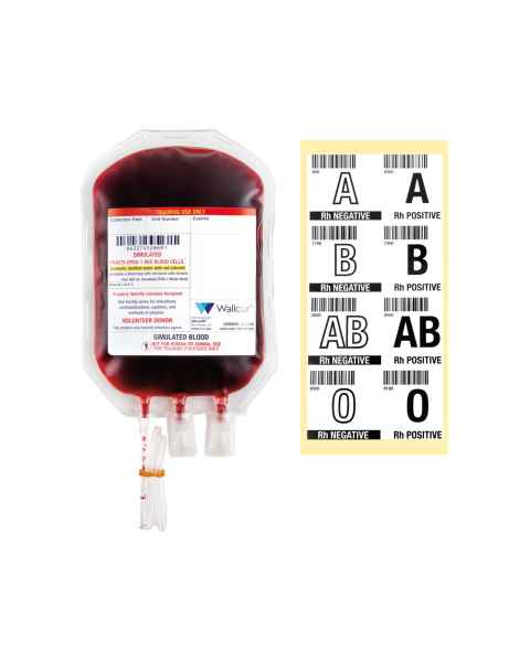 Wallcur 1024786 Practi-Blood Bag (300mL Content / 450mL Bag)