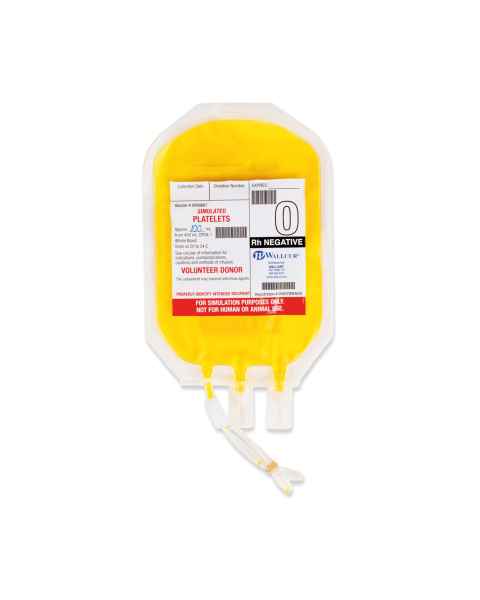 Wallcur 1024790 Practi-Platelets O- (100 mL Content / 450 mL Bag)