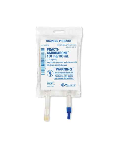 Wallcur 1024805 Practi-Amiodarone 100 mL I.V. Solution Bag