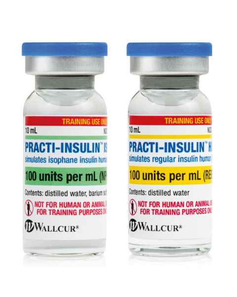 Wallcur 1024849 Practi-Insulin Human R and Insulin Isophane Pack