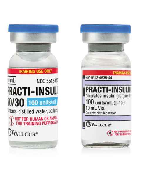 Wallcur 1024854 Practi-Insulin 70/30 and Insulin Glargine Pack