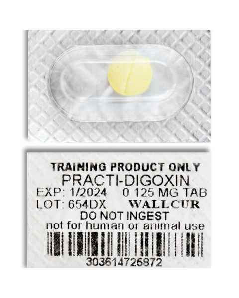 Wallcur 1024986 Practi-Digoxin 0.125 mg Oral-Unit Dose