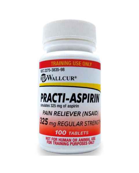 Wallcur 1024998 Practi-Aspirin Oral Medication