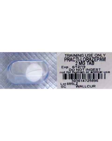 Wallcur 1025002 Practi-Lorazepam 2 mg Oral-Unit Dose