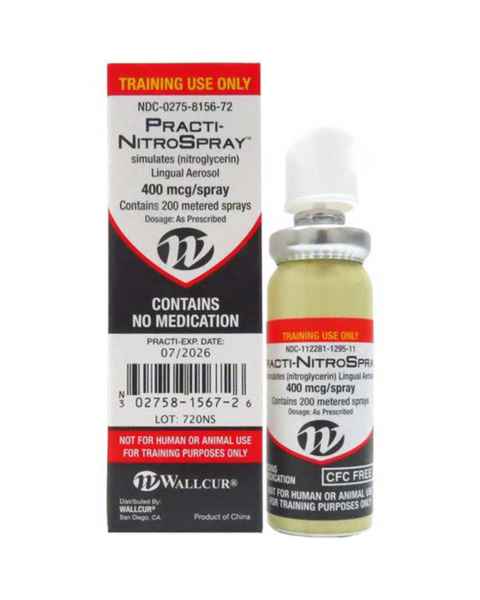 Wallcur 1025010 Practi-Nitroglycerin Spray
