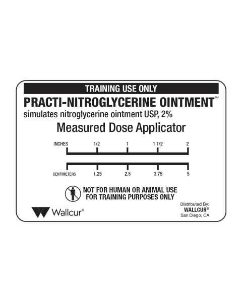 3B Scientific 1025015 Practi-Nitroglycerin Ointment Applicator Sheets