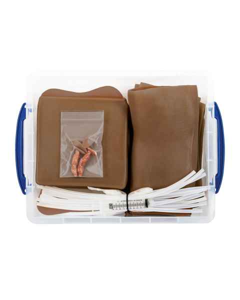 STOPS Medical 1025975 Suture Square Training Aid - Dark Skin Tone