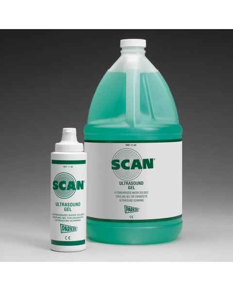 Scan Ultrasound Gel - 1 US Gallon Jug and Dispenser Bottle