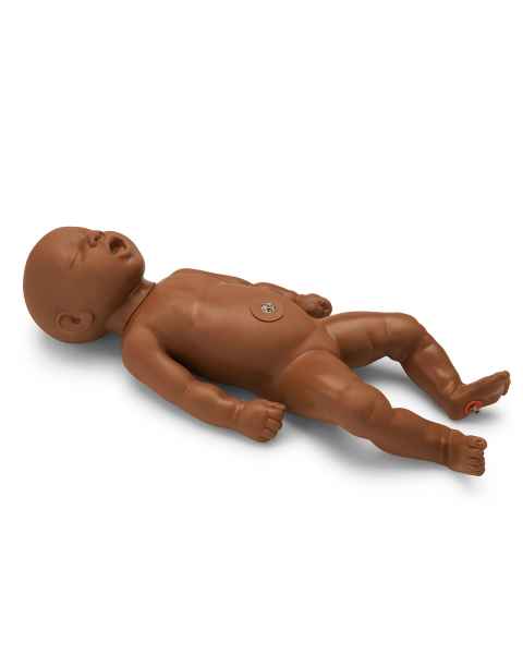Simulaids Newborn Baby for Forceps/OB Manikin - Dark