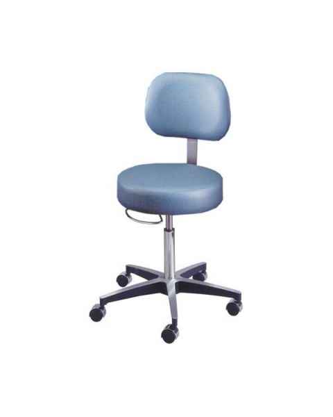 Model 11001BV Century Pneumatic Stool with Backrest & Seamless Seat