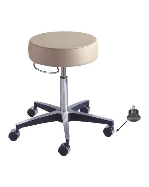 Model 11001G Century Pneumatic Stool with Glides