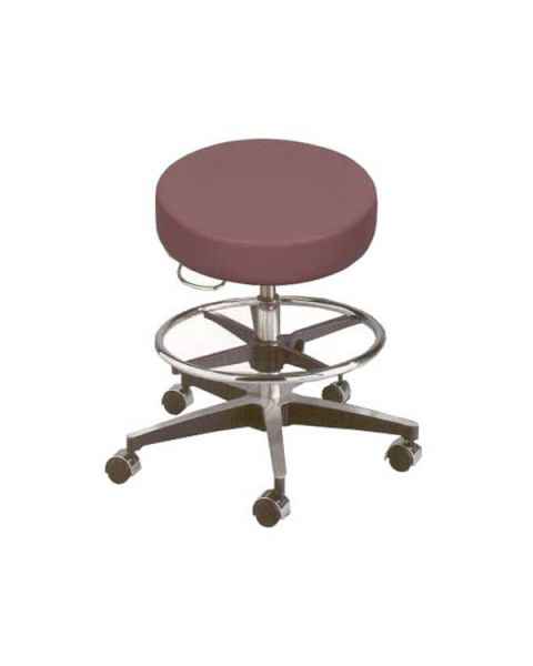 Model 11001VFR Century Pneumatic Stool with Seamless Seat & Adjustable Footring