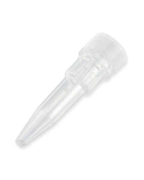 Globe Scientific 111690 0.5mL Screw Top Microtube with O-Ring Screw Cap - Sterile