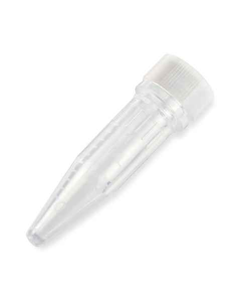 Globe Scientific 111710 1.5mL Screw Top Microtube with O-Ring Screw Cap - Sterile