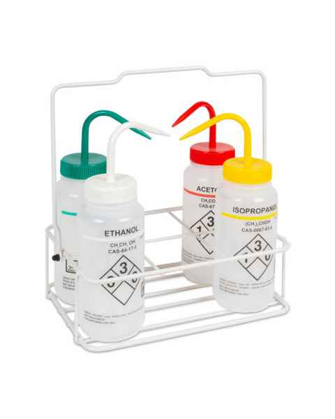 Heathrow Scientific 121005 Wire Rack Bottle Carrier (Wash Bottles are Sold Separately)