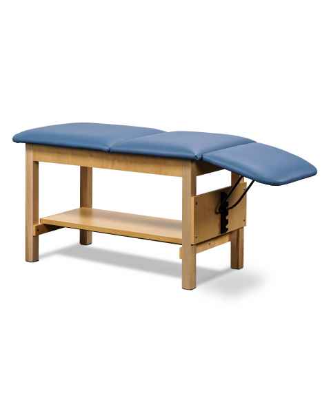 Clinton 1288-27 Classic Space Saver Table with Flat Top and Leg Rest - Wedgewood Upholstery